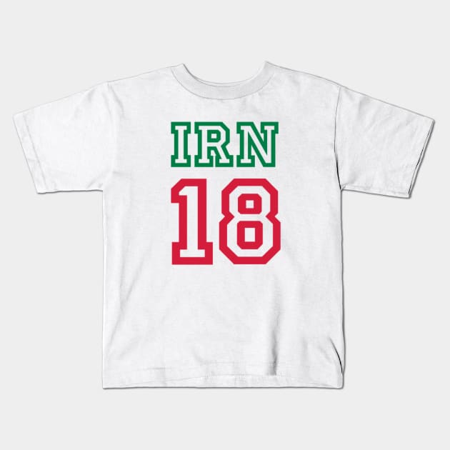 IRAN 2018 Kids T-Shirt by eyesblau